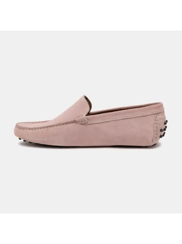 CHARLES & SMITH Leder-Mokassins in Rosa