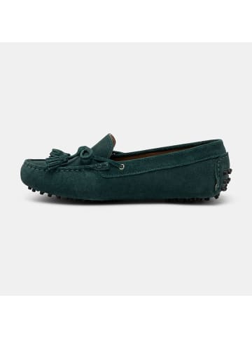 CHARLES & SMITH Leren mocassins "January" groen