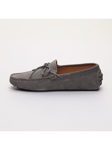 CHARLES & SMITH Leder-Mokassins "Johnny" in Grau
