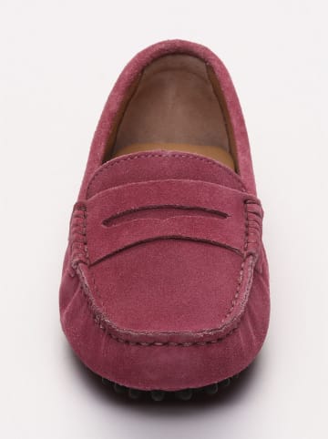 CHARLES & SMITH Leder-Mokassins "Thandie" in Pink