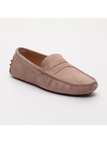 CHARLES & SMITH Leren mocassins "Cole" lichtroze
