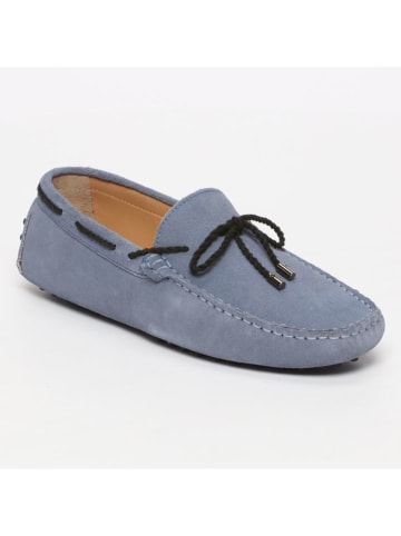 CHARLES & SMITH Leren mocassins blauw
