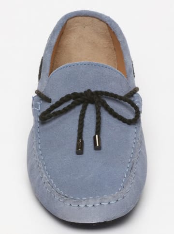 CHARLES & SMITH Leren mocassins blauw