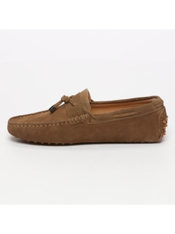 CHARLES & SMITH Leren mocassins lichtbruin