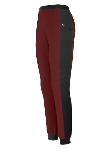 Salewa Spodnie sportowe "Lavaredo Hemp" w kolorze bordowo-czarnym