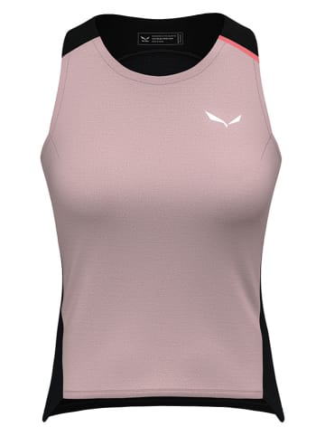 Salewa Fietstop "Vento Merino" lichtroze/zwart