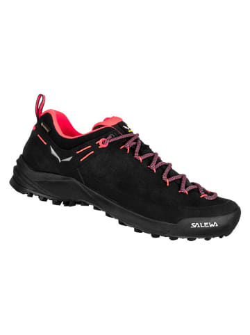 Salewa Skórzane buty trekkingowe "Wildfire Leather GTX" w kolorze czarnym