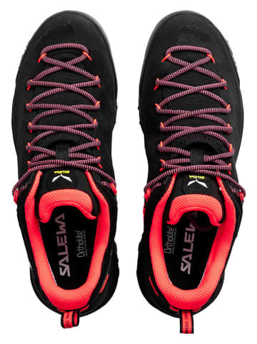 Salewa Skórzane buty trekkingowe "Wildfire Leather GTX" w kolorze czarnym