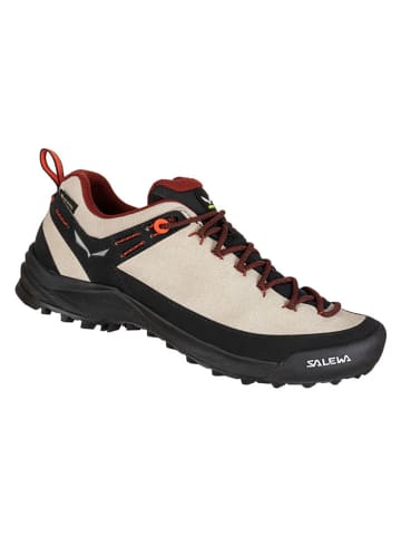 Salewa Skórzane buty trekkingowe "Wildfire Leather GTX" w kolorze beżowym