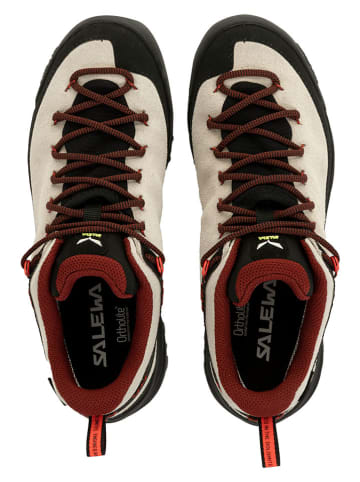 Salewa Skórzane buty trekkingowe "Wildfire Leather GTX" w kolorze beżowym