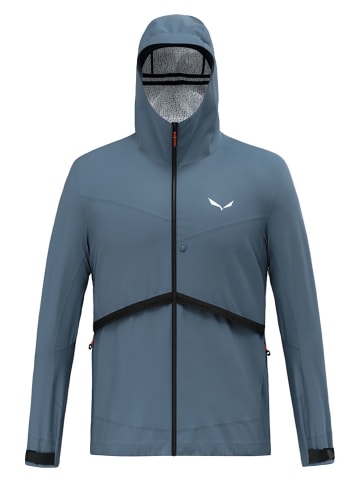 Salewa Kurtka hybrydowa "Puez Powertex" w kolorze niebieskim