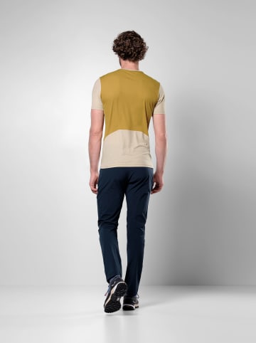 Salewa Trekkingshirt "Puez Hybrid Dry" in Taupe