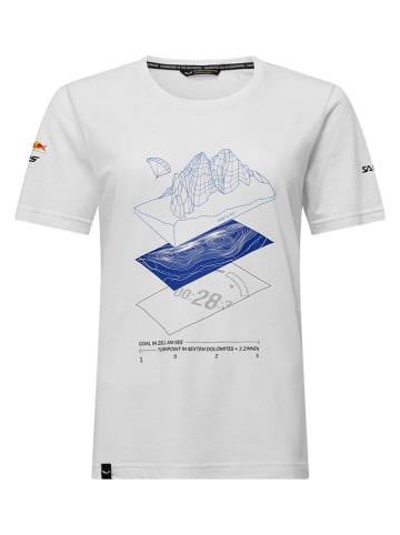 Salewa Koszulka funkcyjna "Red Bull X-Alps" w kolorze białym