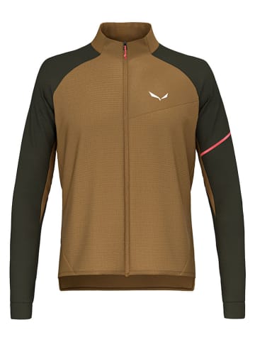 Salewa Hybride jas "Vento Merino" kaki/zwart