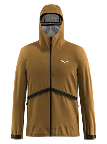 Salewa Kurtka hybrydowa "Puez Powertex" w kolorze khaki