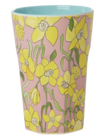 Rice Beker geel/lichtroze - 400 ml