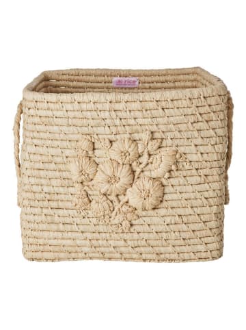 Rice Aufbewahrungskorb in Beige - (B)30 x (H)25 cm