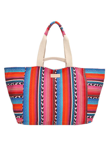 ZEBRA Strandtas "Richelle" meerkleurig - (B)65 x (H)35 x (D)24 cm