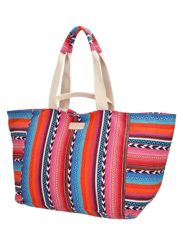 ZEBRA Strandtas "Richelle" meerkleurig - (B)65 x (H)35 x (D)24 cm
