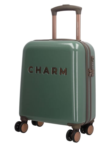 Charm Hardcase-Trolley in Grün - (B)34 x (H)45 x (T)20 cm