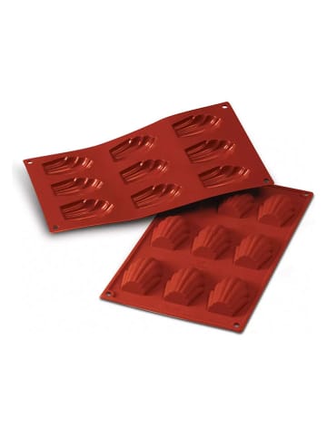 Silkomart Silikon-Backform in Rot - (L)33,5 x (B)18 cm