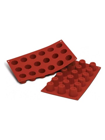 Silkomart Silikon-Backform in Rot - (L)33,5 x (B)18 cm