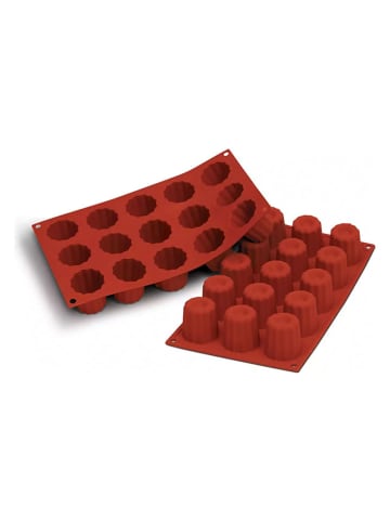 Silkomart Silikon-Backform in Rot - (L)33,5 x (B)18 cm