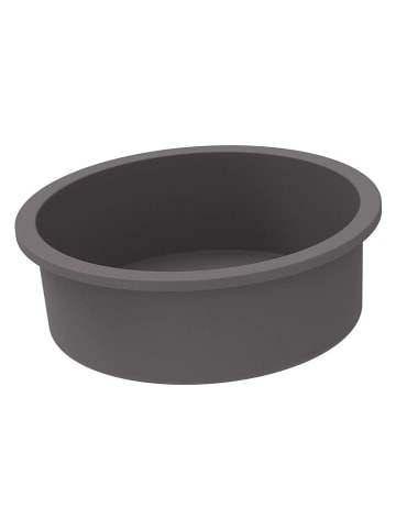 Silkomart Silikon-Backform in Grau - Ø 18 cm 