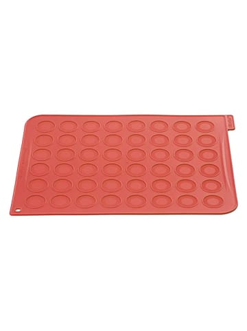Silkomart Siliconen macaronbakmat rood - (L)40 x (B)30 cm