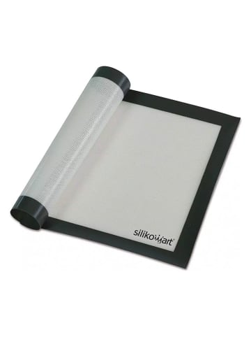 Silkomart Silikon-Backmatte in Weiß/ Schwarz - (L)40 x (B)30 cm