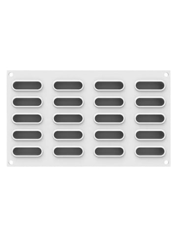 Silkomart Siliconen bakvorm wit - (L)30 x (B)17,5 cm