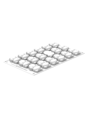 Silkomart Silikonowa forma w kolorze białym do pieczenia - 30 x 17,5 cm