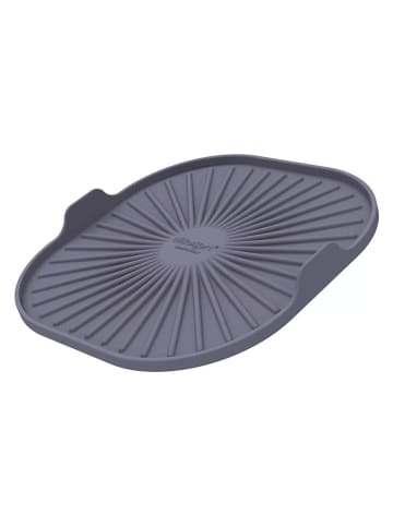 Silkomart Silikonmatte für Heißluftfritteusen in Grau - (L)21,5 x (B)21,5 cm