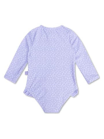 Swim Essentials Strój kąpielowy "Leopard" w kolorze fioletowym