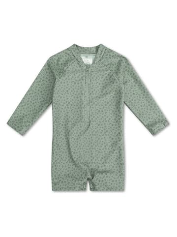 Swim Essentials Badeoverall "Leopard" in Türkis/ Blau