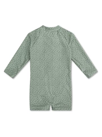 Swim Essentials Badeoverall "Leopard" in Türkis/ Blau