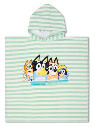 Swim Essentials Poncho "Bluey" groen/wit - (L)65 x (B)65 cm