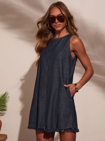 LA Angels Jeans-Kleid in Dunkelblau