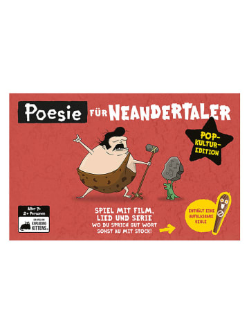 Asmodee Partyspiel "Poesie für Neandertaler Popkultur-Edition" - ab 7 Jahren