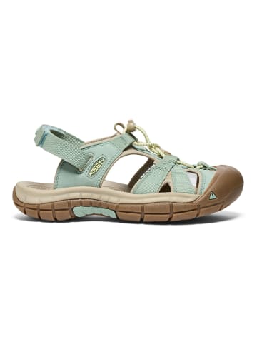 Keen Halbsandalen "Ravine H2" in Grün/ Beige