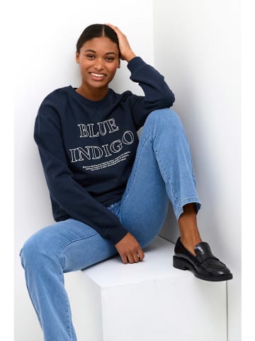 Kaffe Sweatshirt in Dunkelblau