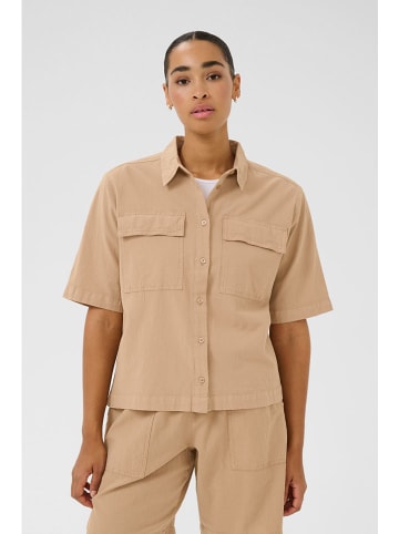 Kaffe Blouse "Naya" zandkleurig