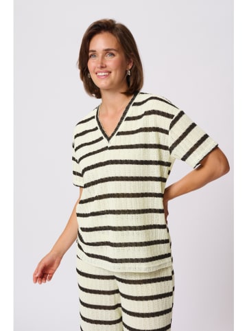 Kaffe Strickshirt in Creme