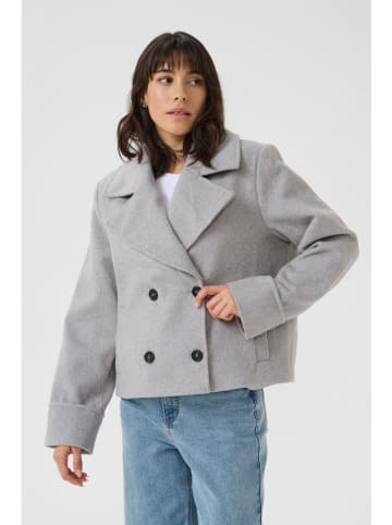 Kaffe Trenchcoat grijs