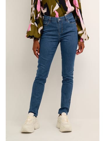 Kaffe Dżinsy "Vicky" - Skinny fit - w kolorze niebieskim
