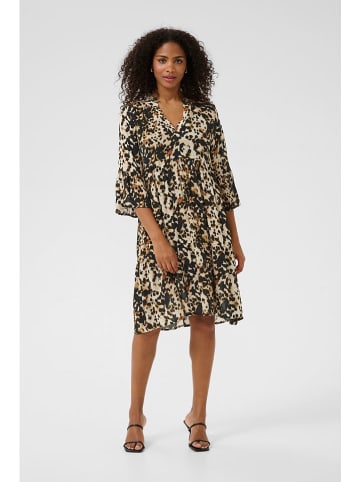 Kaffe Kleid in Braun/ Beige