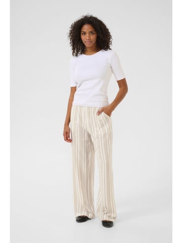 Kaffe Hose in Weiß/ Beige