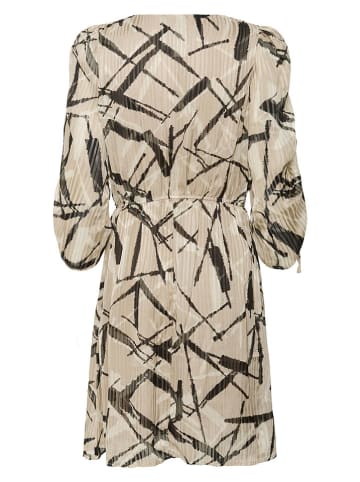 Kaffe Kleid in Beige/ Braun