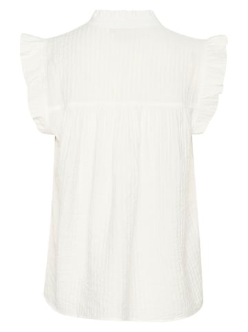 Kaffe Blusentop in Creme