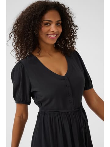 Kaffe Kleid in Schwarz